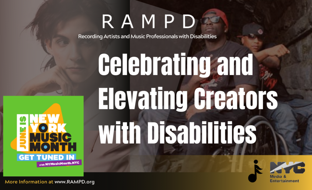 r a m p d celbrating and elevating creators with disabilities